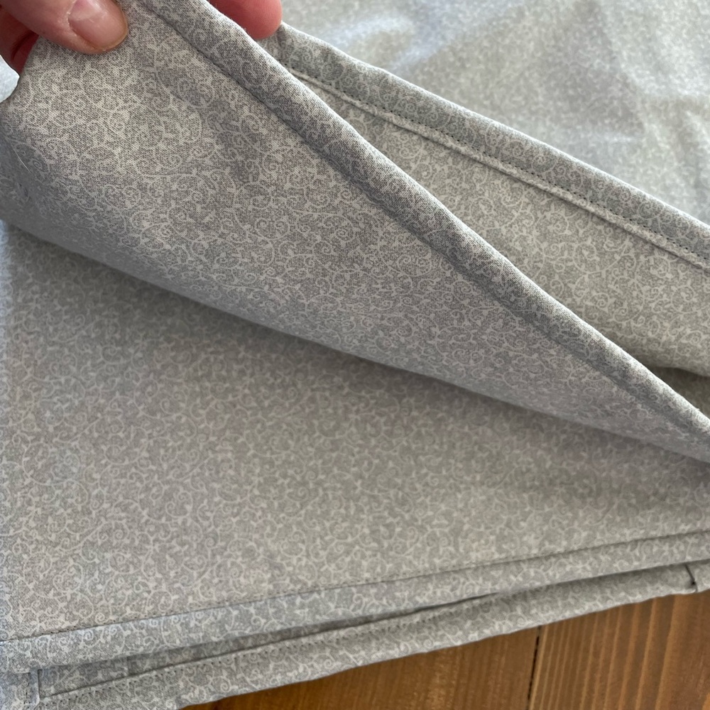 Gray blanket twin sized